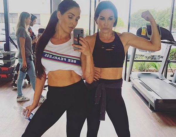 Nikki and Brie Bella from Divas Hit the Gym | E! News